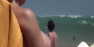 Voyeur at nudist beach secretly films women