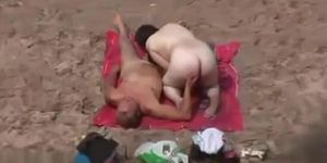 Horny matures caught at the nude beach