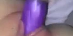 Purple dildo