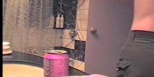 My sexy guest with nude boobs and pussy on shower spy cam (My Sweet)
