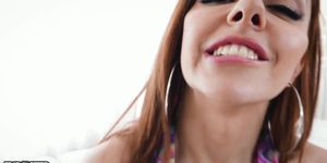 Throated - Horny Redhead Sloppily Mouth Fucked