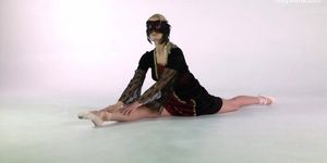 Nude ballerina super hot flexible teen