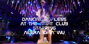 Chinese Teen dances topless in a night club starring Alexandria Wu