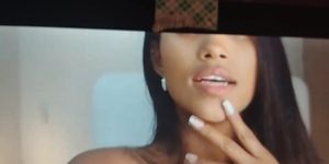 Ebony cam babe big tits (second video)