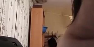 Russian girl bares it all