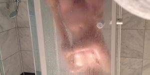 Voyeur teen shower perfect hot body
