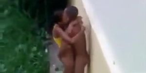 Outdoor voyeur sex with a Brazilian couple