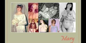 Hairy dressed and undressed brides