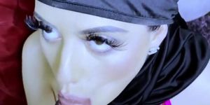 Papi Mandingo Arabic Slut Mila Love in Hijab