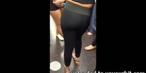 NYC subway voyeur sexy latina girls