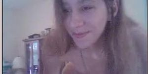 Naugthy teen bitch on webcam