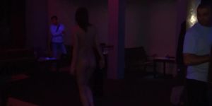 Naked in European club (Aiko)