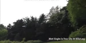 Outdoor Sex At Public Park With Neighbor Teen Slut