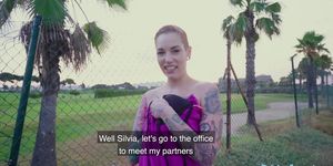 Public Agent Spanish girl Siliva Ruby Gets Her Tattooed Hot Body with shaven pussy fucked (Silvia Ruby)