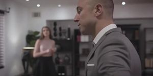 Step Dad, are you offering me to your boss to keep your job?! (Steve Holmes, Elena Koshka)