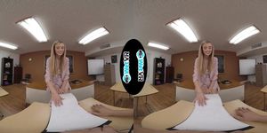 WETVR Blonde Student Fucks Teacher In Virtual Reality