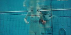 Hottest swimming pool erotics with Dashka