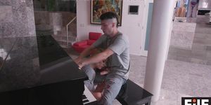 Horny Stepson Gets Step Mom To Screw Him During His Piano Practice (Connor Kennedy, Rachael Cavalli)