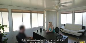 LOAN4K&period; Hot Allie gives vagina for nailing to guy in loan office
