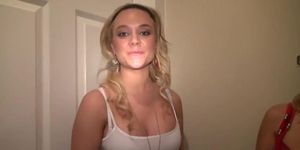 Valentine's day party turns into a hardcore group orgy (Alexis Monroe)