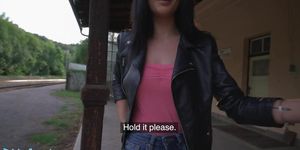 Public Agent Hot Girl Fucks For Cash At Train Station (Mia Trejsi)