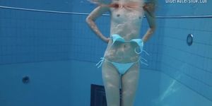 Swimming pool seductive girl Clara