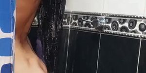 Angie Feet In The Shower