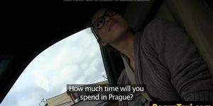 French taxi amateur sucking dick pov