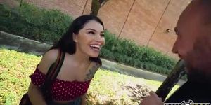 Teen Fucking Quickie Fucking In The Van With Irresistible Reyna Delacruz