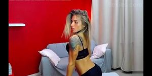 german fitness model masturbating on cam