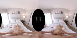 VRHUSH Your smoking hot wife Chanel Grey lets you creampie her in virtual reality