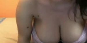 Turkish milf with huge boobs on webcam