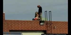 Fucking Outside On A Roof