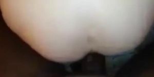 White sissy takes black cock bareback