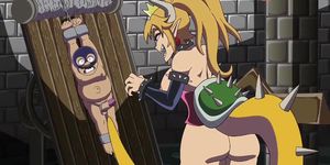 Bowsette has her way with Mario