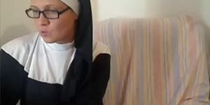 Naughty Katholic Nun on Adult Webcam Chat