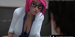 HENTAI SEX UNIVERSITY - Big Titty Hentai MILF Begs For Student's Cum In Front Of The WHOLE CLASS&excl;