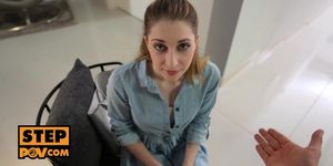 Your skinny stepsister Lana Bunny is a sassy anal craving slut - itsPOV