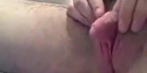 Real orgasm of big clitoris (Little Dick)