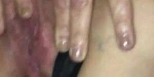 Wife comes home used and masturbates with stranger’s cum