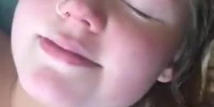 Facial on chubby gf