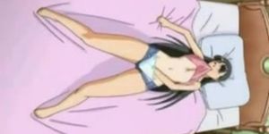 Anime Girl Fingering On Bed
