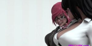 Hentai FUTA Teacher Fucks Busty Female Teacher