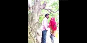 Hindu Lover Fucks His Muslim Friend in Jungle