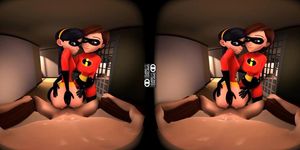 violet parr the incredibles gets fucked in VR