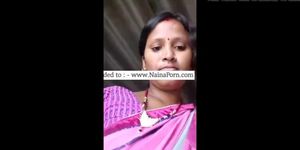 Today Exclusive- Horny Desi Wife Record Her W...
