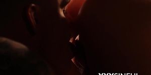 Classy stunner sharing two big dicks in erotic threesome (Valentina Nappi)