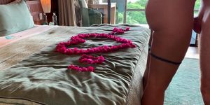 honeymoon bride fucked in paradise island