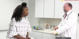 Doctor Fucks Black Patient During Yearly Check Up Floppy Boobs