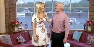 Spunk Over Holly Willoughby's Sexy Feet